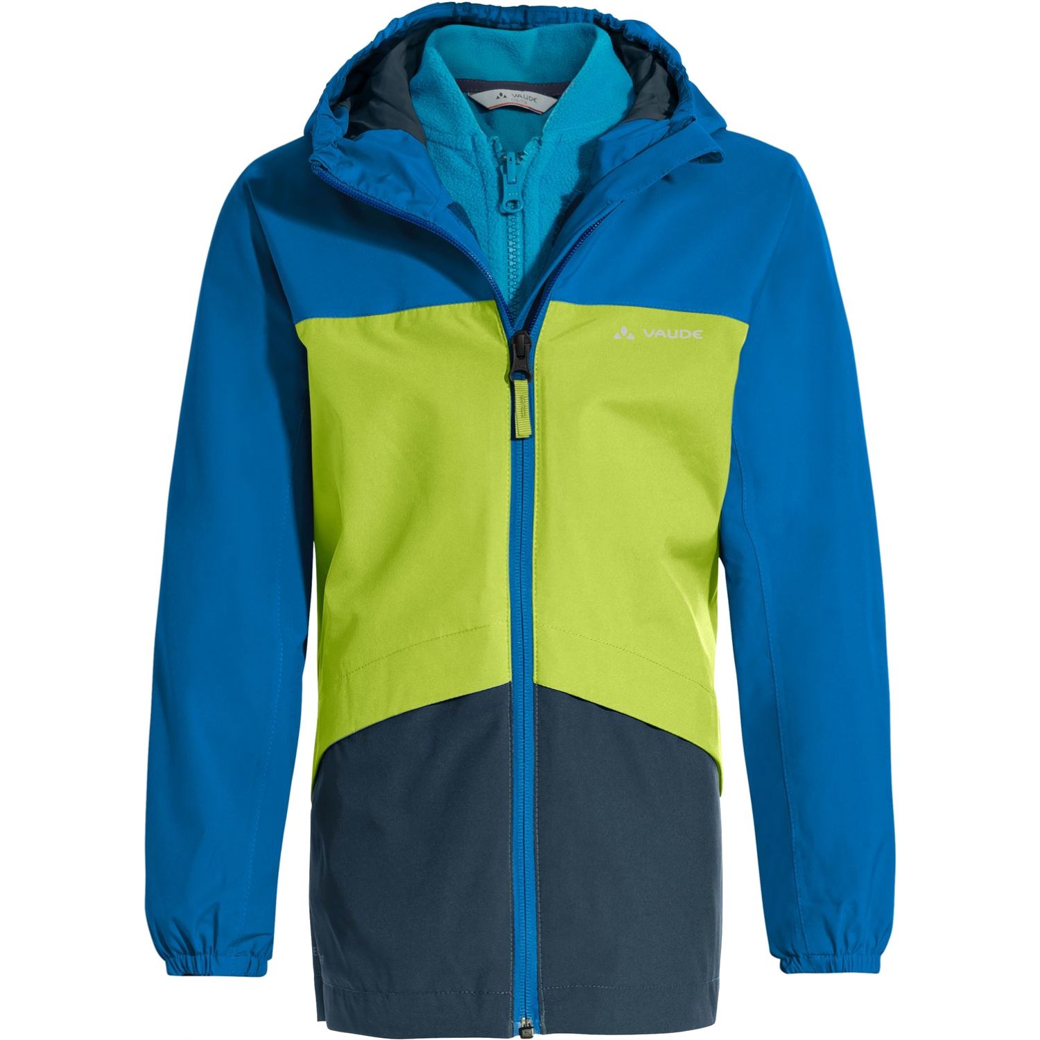 Vaude Escape 3in1 Jacket, vinterjakke, børn, grøn/blå Vaude Escape 3in1 Jacket, vinterjakke, børn, grøn/blå