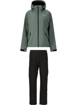 Weather Report Gust Kvinder / Damer regnsæt 10.000mm-balsam green-38 - Regntøj, poncho