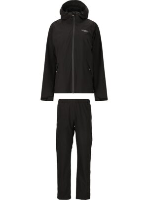 Weather Report Gust Kvinder / Damer regnsæt 10.000mm-black-40 - Regntøj, poncho