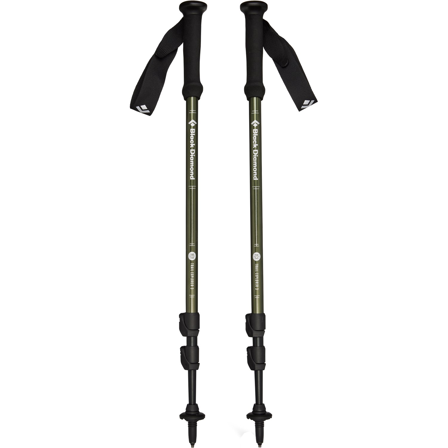 Black Diamond Explorer 3 Vandrestave Grøn Vandrestave Black Diamond Explorer 3 Vandrestave Grøn Vandrestave