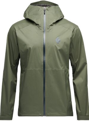 Black Diamond Fineline Stretch Shell Jacket Herre S Grøn Skaljakker