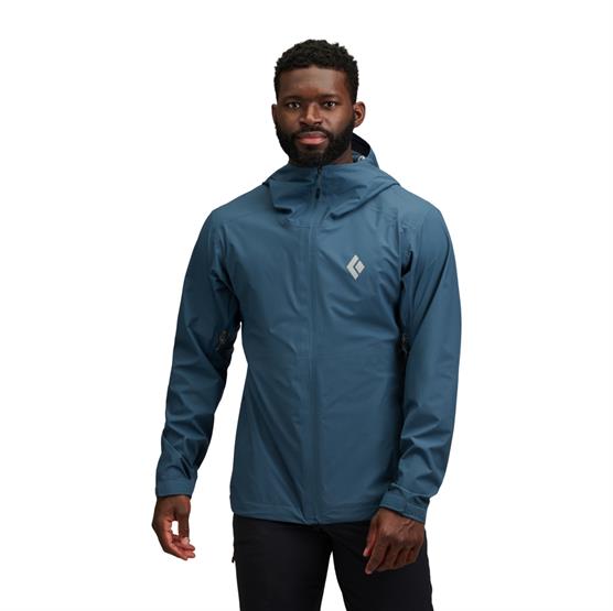 Black Diamond Mens Strataline Stretch Shell, Midnight Blue Black Diamond Mens Strataline Stretch Shell, Midnight Blue