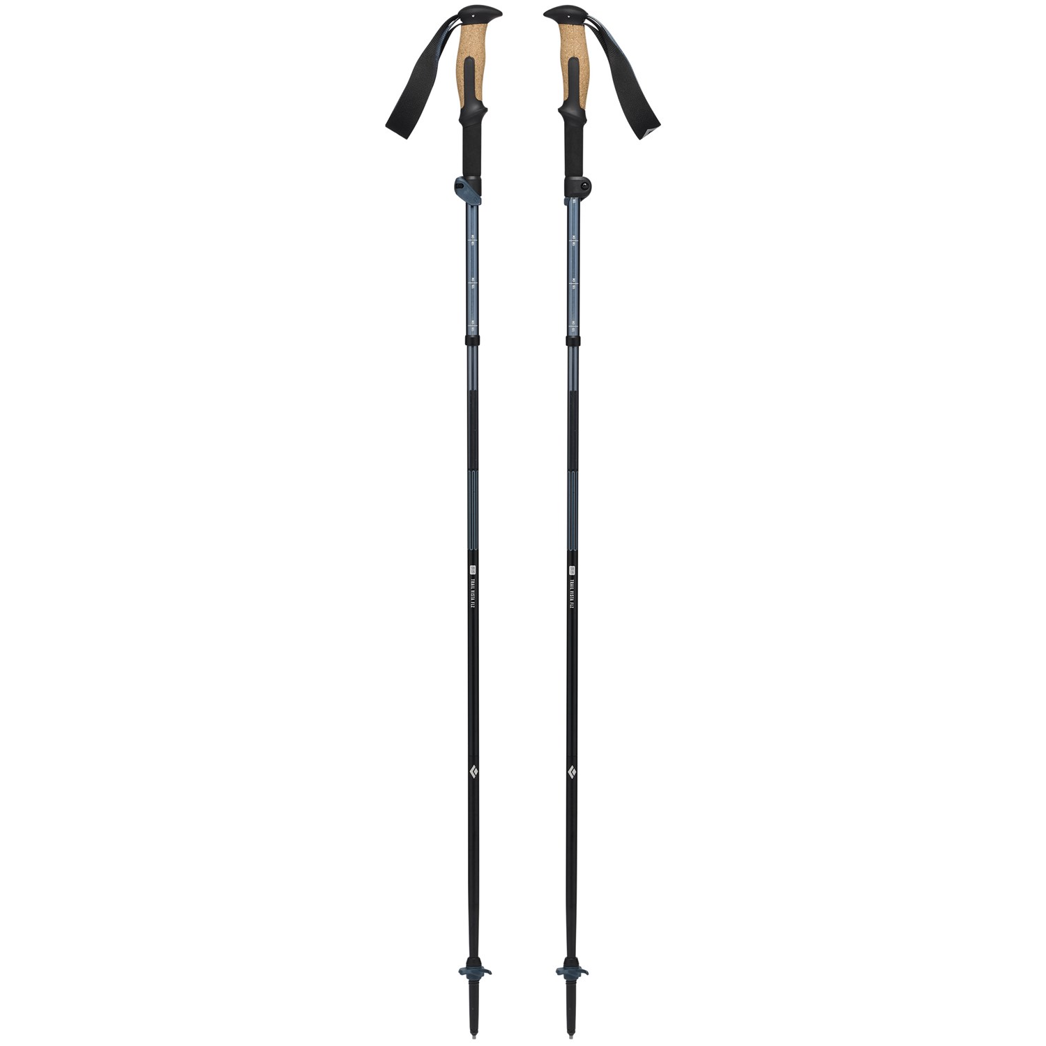 Black Diamond Trail Vista FLZ Vandrestave 95-110 cm Blå Vandrestave Black Diamond Trail Vista FLZ Vandrestave 95-110 cm Blå Vandrestave