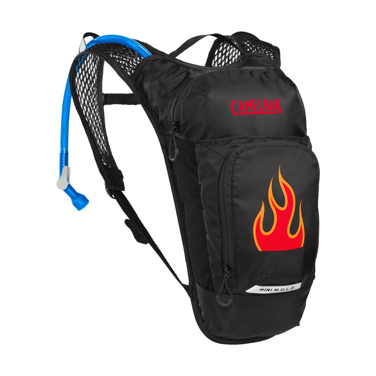 Camelbak Mini Mule 1.5L, rygsæk, Black/Flames Camelbak Mini Mule 1.5L, rygsæk, Black/Flames