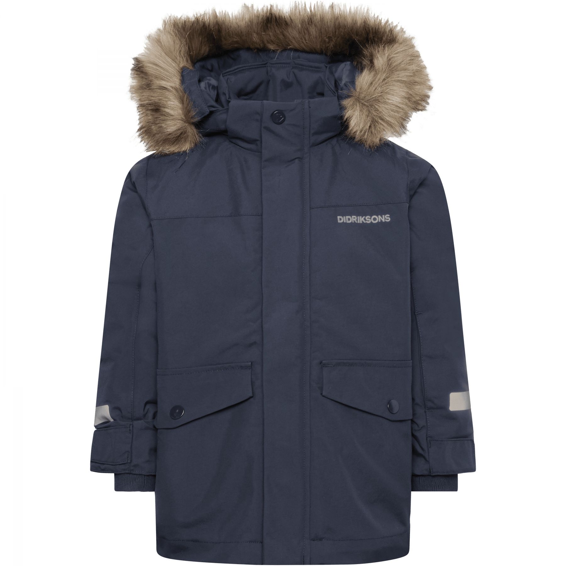 Didriksons Bjärven 5, parka, børn, navy Didriksons Bjärven 5, parka, børn, navy