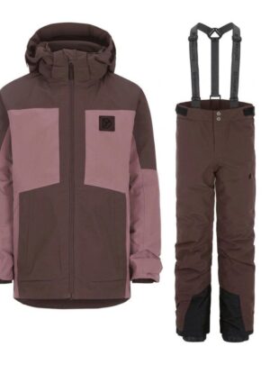 Didriksons Dolomit 3 Skisæt, børn, dulse pink/shadow brown