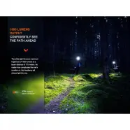 Fenix HM65R-T V2.0 1600 lumen - Dark Purple - Pandelampe