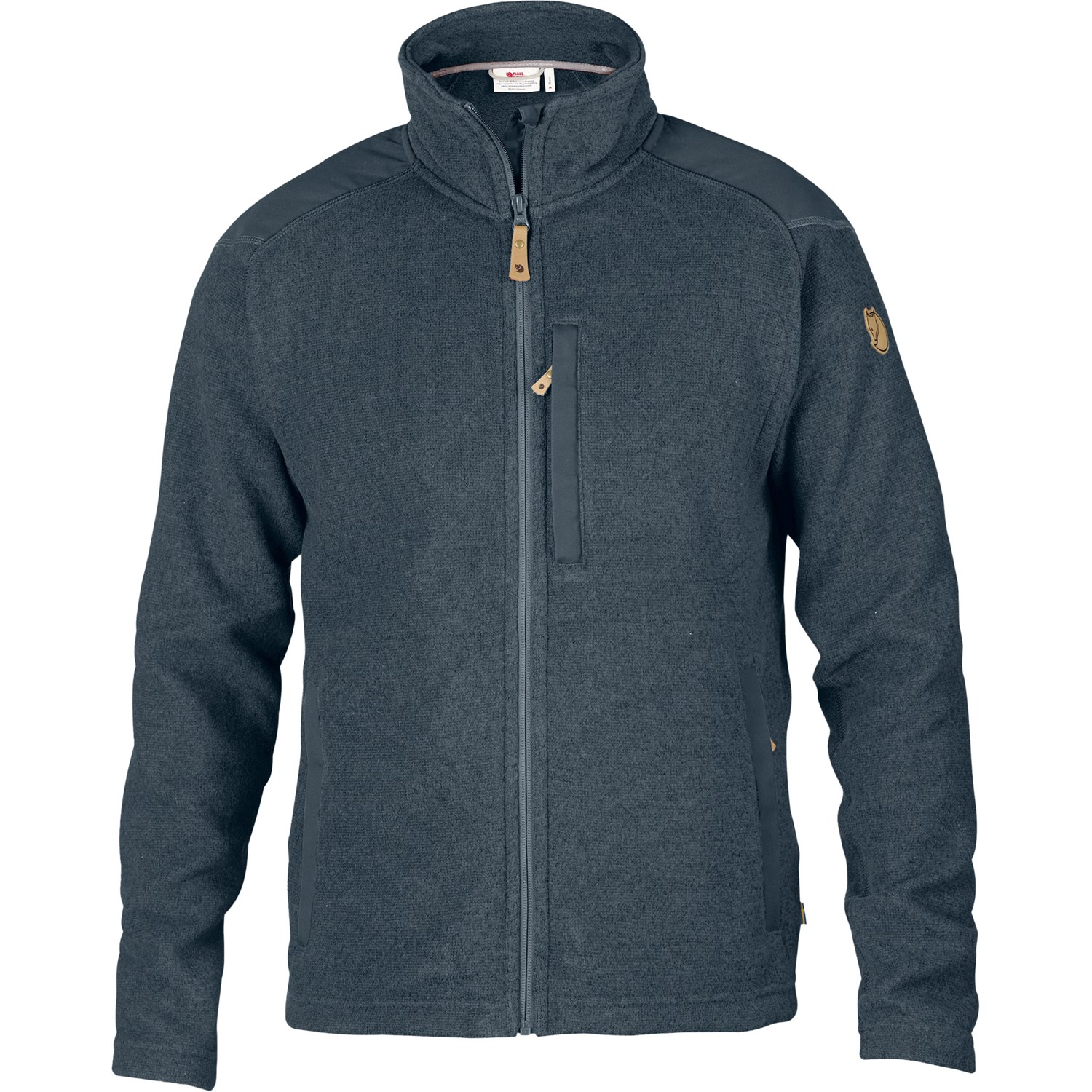 Fjällräven Buck Fleece Herre L Grå/Sort Fleece Fjällräven Buck Fleece Herre L Grå/Sort Fleece