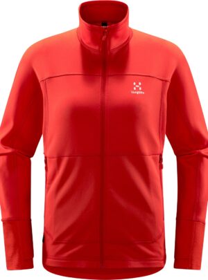 Haglöfs Betula Jacket Dame XS Rød Fleece