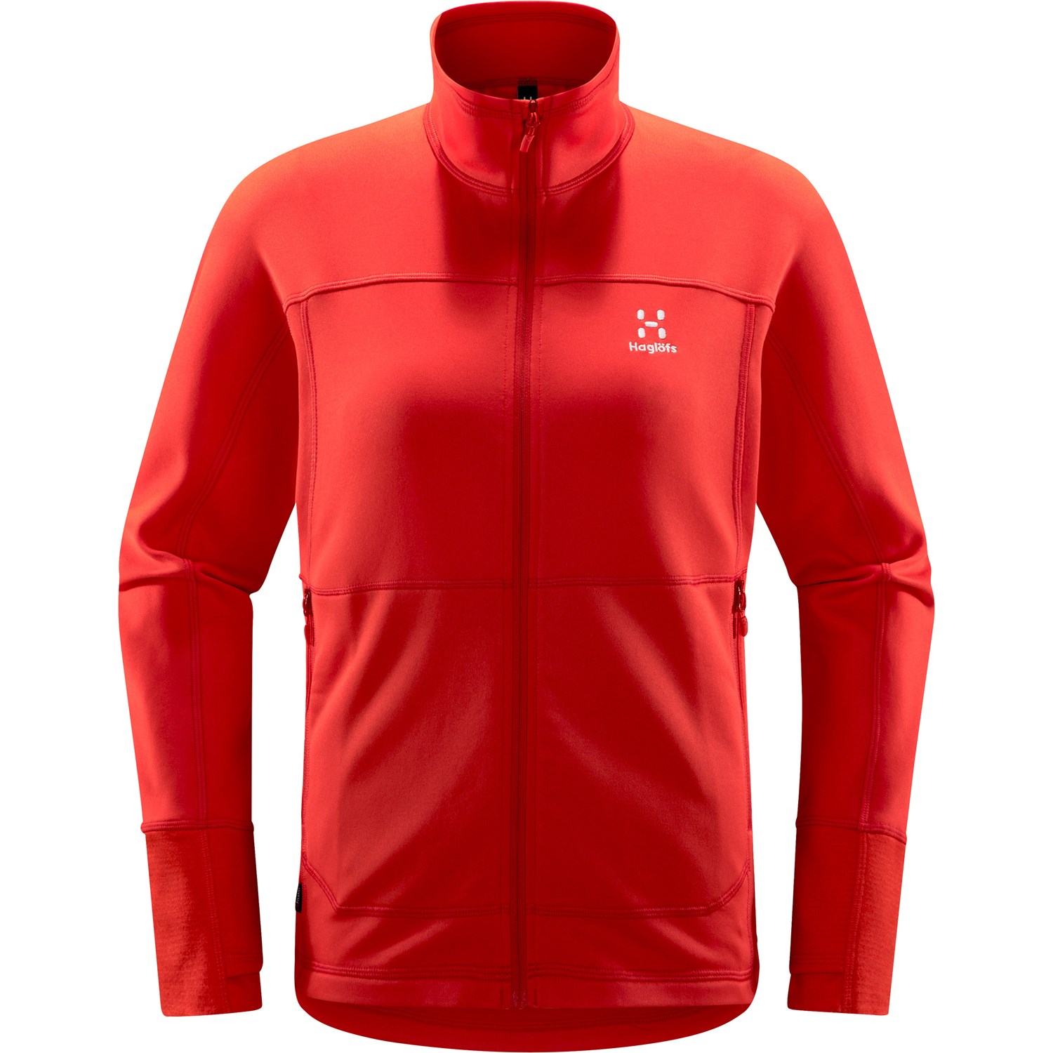 Haglöfs Betula Jacket Dame XS Rød Fleece Haglöfs Betula Jacket Dame XS Rød Fleece