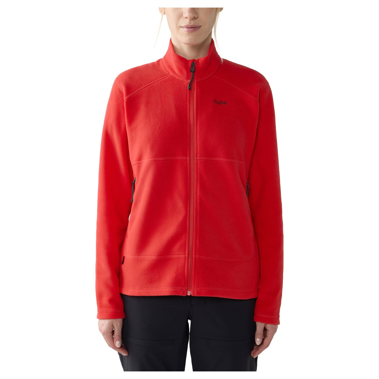 Haglöfs Buteo Mid II Jacket Dame S Rød Fleece Haglöfs Buteo Mid II Jacket Dame S Rød Fleece