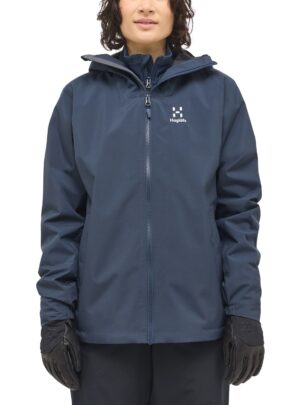 Haglöfs Korp Proof Jacket Dame XS Blå Skaljakker