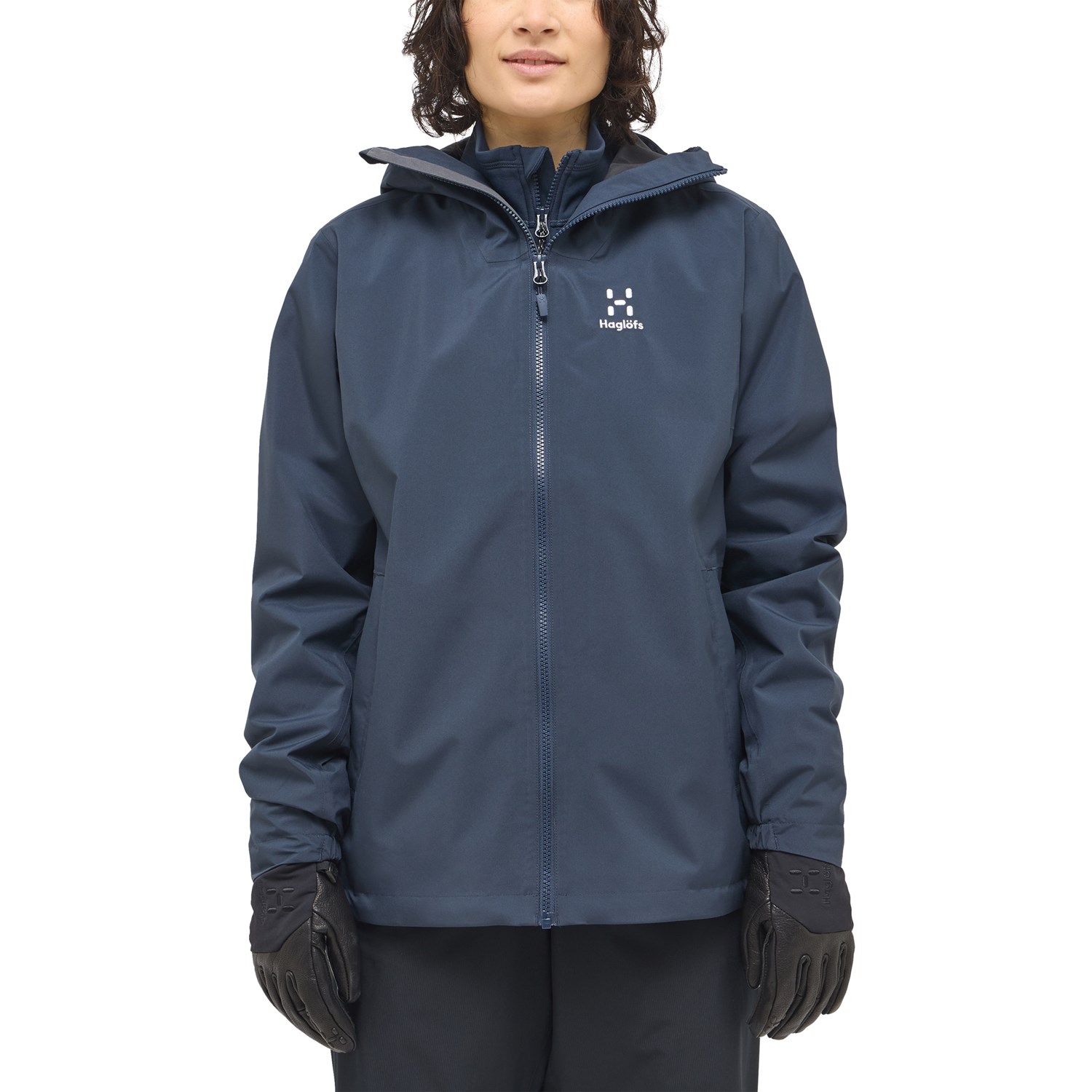 Haglöfs Korp Proof Jacket Dame XS Blå Skaljakker Haglöfs Korp Proof Jacket Dame XS Blå Skaljakker