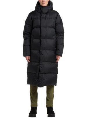 Haglöfs Long Down II Parka Dame S Sort Dunjakker