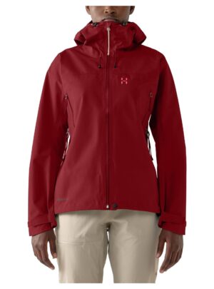 Haglöfs ROC Sight GTX Jacket Dame S Rød Skaljakker