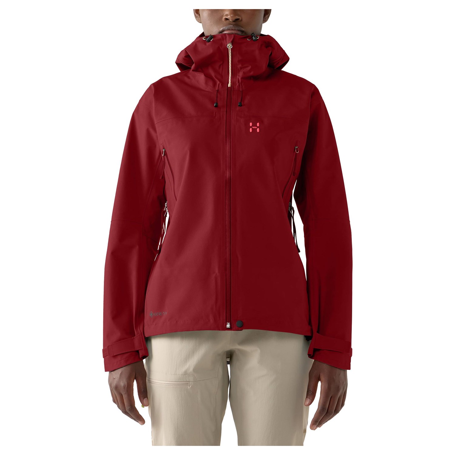 Haglöfs ROC Sight GTX Jacket Dame S Rød Skaljakker Haglöfs ROC Sight GTX Jacket Dame S Rød Skaljakker