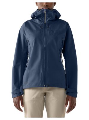 Haglöfs ROC Sight GTX Jacket Dame XS Blå Skaljakker