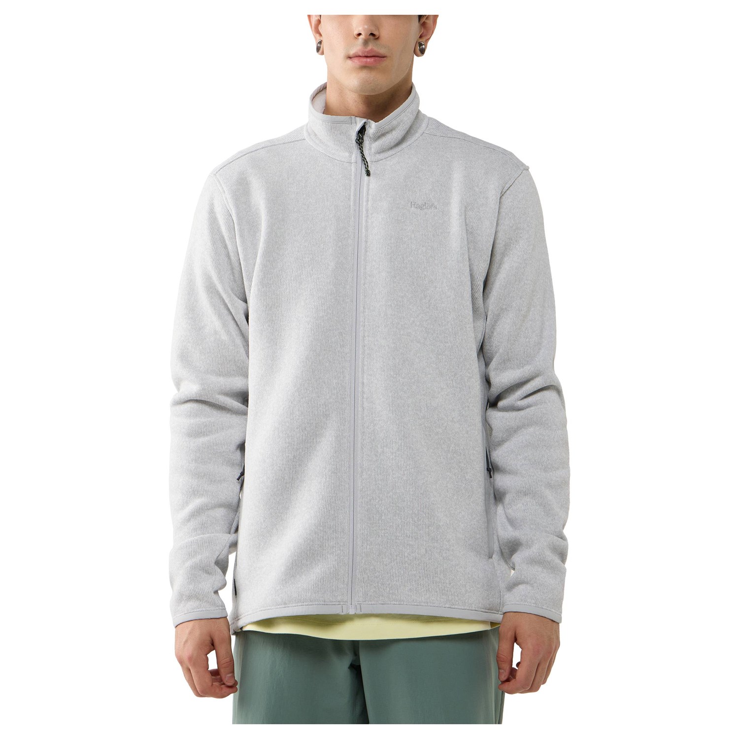 Haglöfs Swook II Mid Jacket Herre M Grå Fleece Haglöfs Swook II Mid Jacket Herre M Grå Fleece