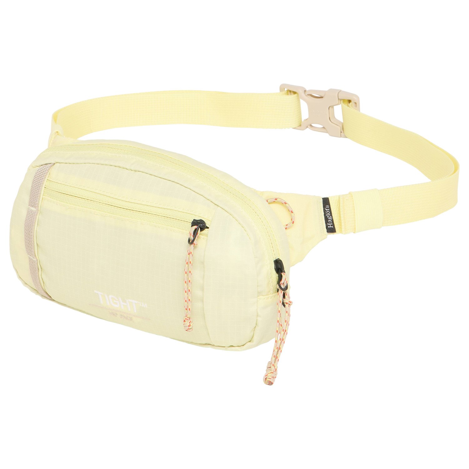 Haglöfs Tight Hip Pack 1 Yellow Rise/Chalk Beige Bæltetasker Haglöfs Tight Hip Pack 1 Yellow Rise/Chalk Beige Bæltetasker