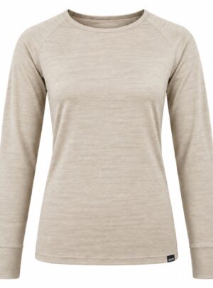 Helios Merino One, skiundertrøje, dame, beige