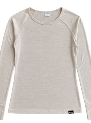 Helios Merino One, skiundertrøje, junior, beige