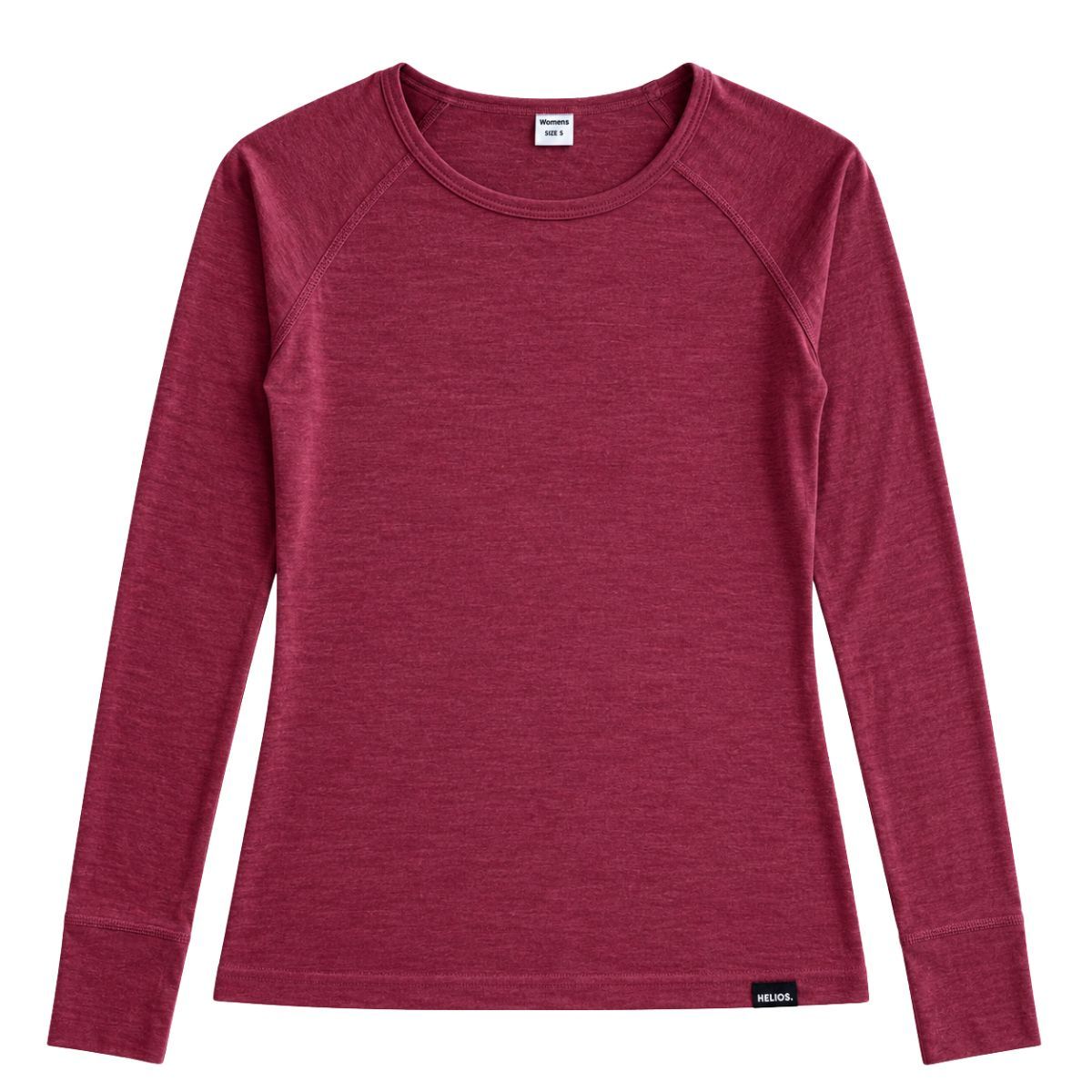 Helios Merino One, skiundertrøje, junior, rød Helios Merino One, skiundertrøje, junior, rød