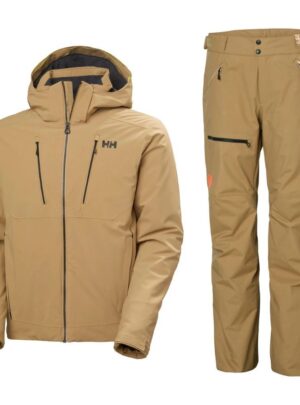 Helly Hansen Alpha 4.0 Skisæt, herre, beige