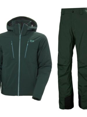 Helly Hansen Alpha 4.0 Skisæt, herre, grøn