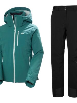 Helly Hansen Alphelia Skisæt, dame, grøn/sort
