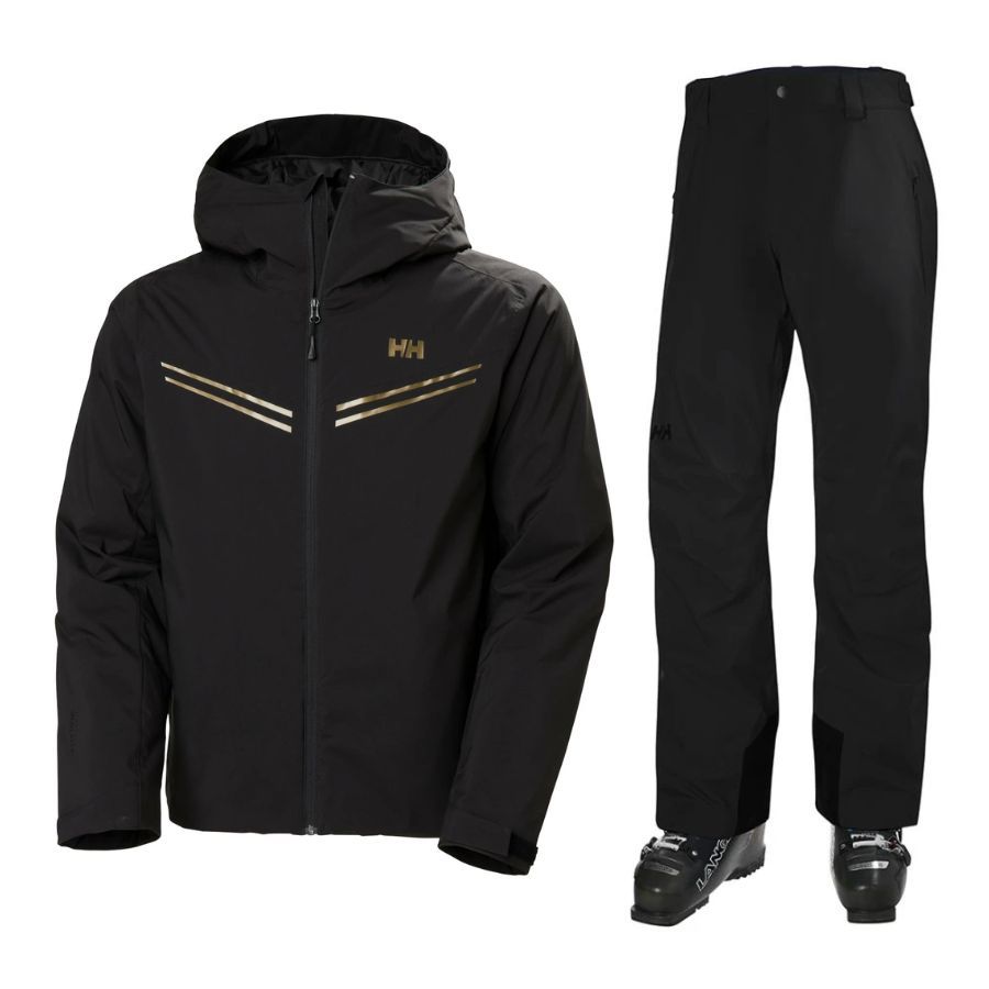 Helly Hansen Alpine Insulated Skisæt, herre, sort Helly Hansen Alpine Insulated Skisæt, herre, sort