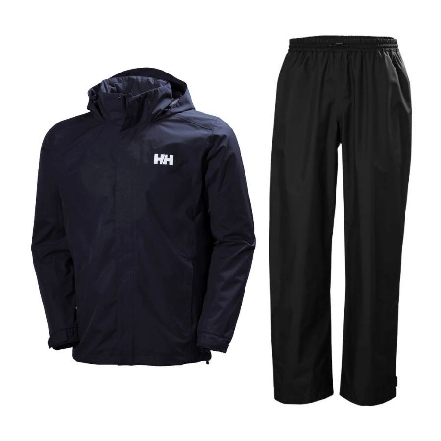 Helly Hansen Dubliner Regnsæt, herre, navy/sort Helly Hansen Dubliner Regnsæt, herre, navy/sort