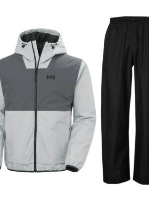 Helly Hansen Ervik Regnsæt, herre, grå/sort