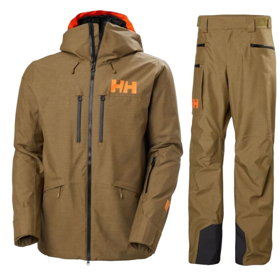 Helly Hansen Garibaldi 2.0, skisæt, herre, brun Helly Hansen Garibaldi 2.0, skisæt, herre, brun