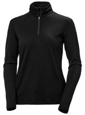Helly Hansen HH Merino 1/2 Zip, dame, sort