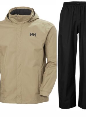 Helly Hansen HH Rain/Dubliner regnsæt, herre, sort/beige