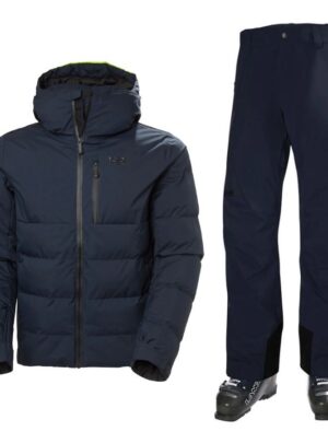 Helly Hansen Kvitfjell Race Puffy Skisæt, herre, blå/mørkeblå