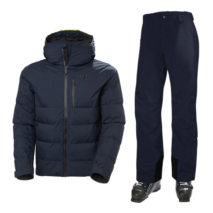 Helly Hansen Kvitfjell Race Puffy Skisæt, herre, blå/mørkeblå Helly Hansen Kvitfjell Race Puffy Skisæt, herre, blå/mørkeblå