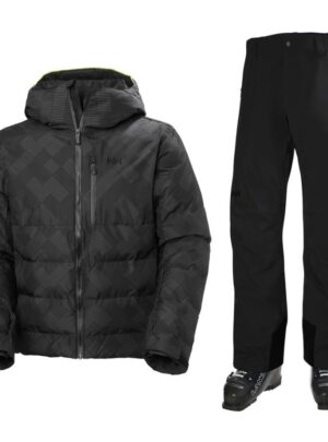 Helly Hansen Kvitfjell Race Puffy Skisæt, herre, sort