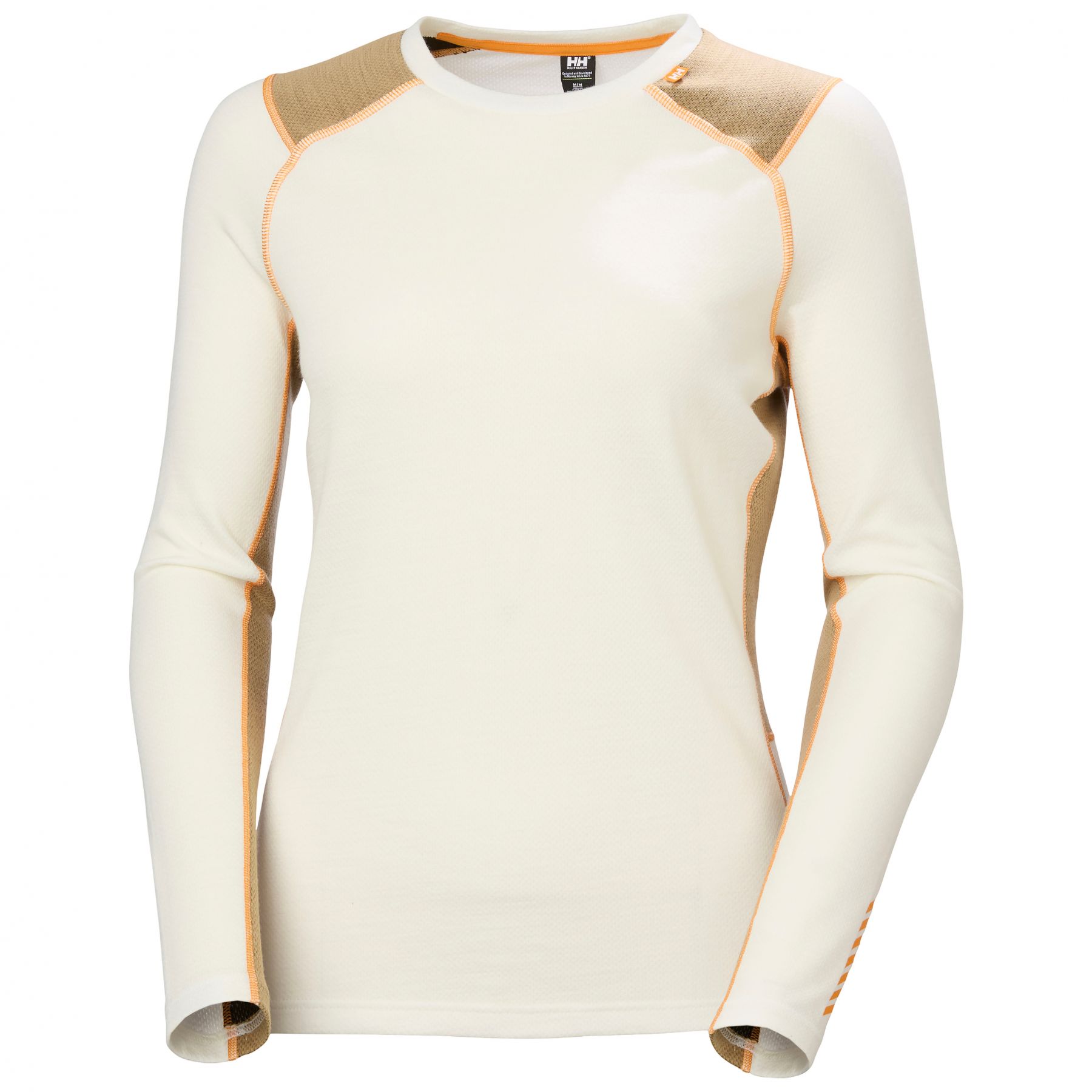 Helly Hansen Lifa Merino Midweight Crew, dame, hvid Helly Hansen Lifa Merino Midweight Crew, dame, hvid