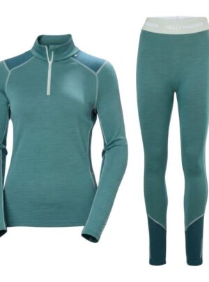 Helly Hansen Lifa Merino Midweight Sæt, dame, grøn
