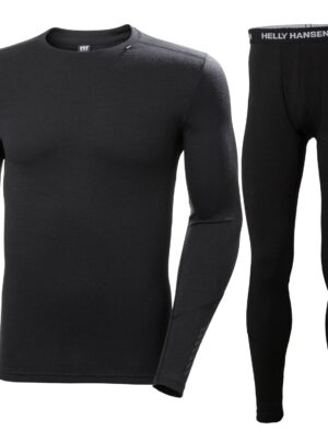 Helly Hansen Lifa Merino Midweight, herre, sort
