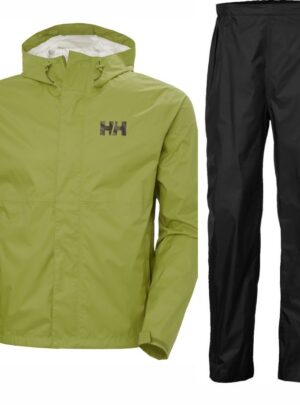 Helly Hansen Loke 2.0/Loke regnsæt, herre, sort/grøn