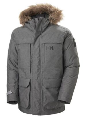Helly Hansen Mens Nordsjo Parka, Grey Melange