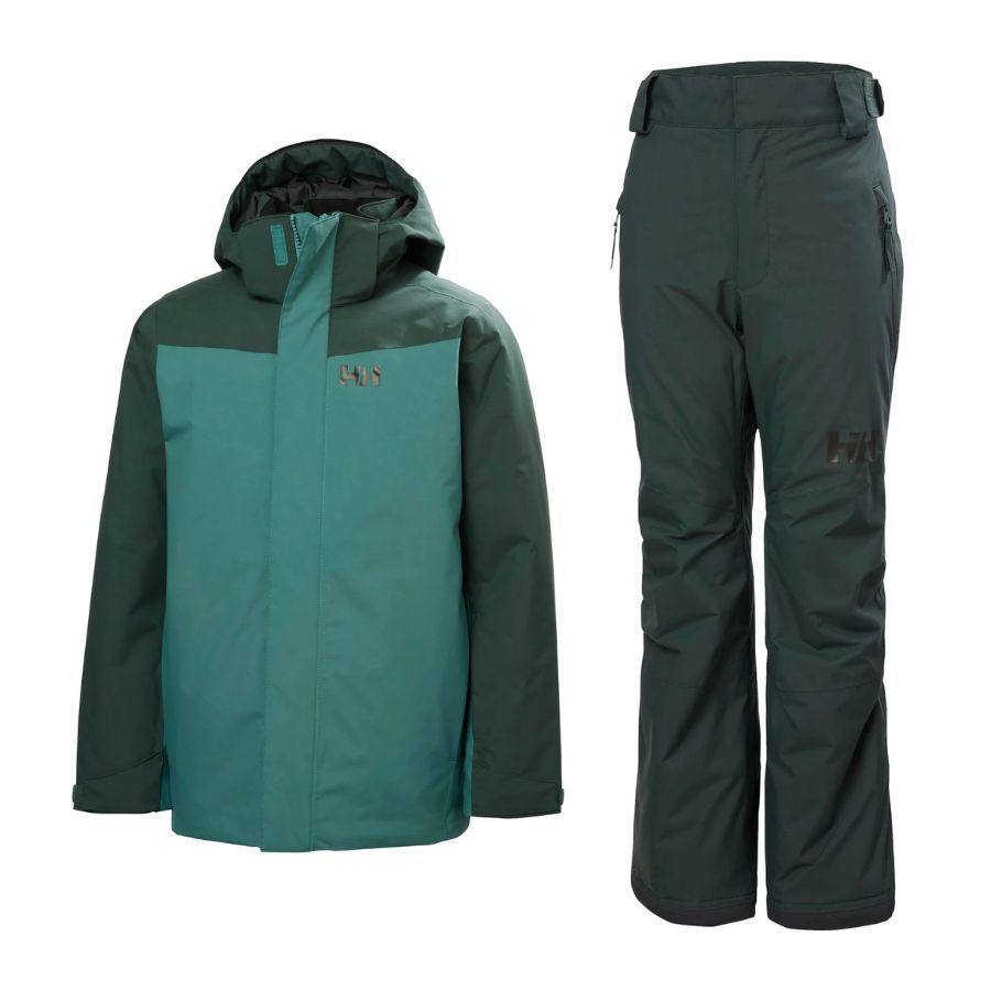 Helly Hansen Orionpeak Skisæt, børn, grøn Helly Hansen Orionpeak Skisæt, børn, grøn