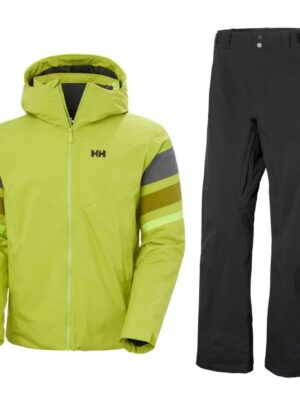 Helly Hansen Panoramic Ins Skisæt, herre, grøn/sort
