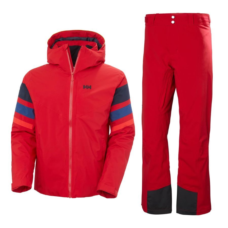 Helly Hansen Panoramic Ins Skisæt, herre, rød Helly Hansen Panoramic Ins Skisæt, herre, rød