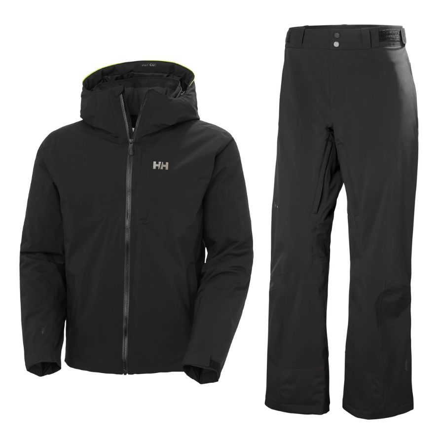 Helly Hansen Panoramic Ins Skisæt, herre, sort Helly Hansen Panoramic Ins Skisæt, herre, sort
