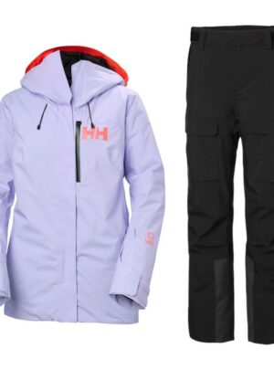 Helly Hansen Powshot Skisæt, dame, lilla/sort