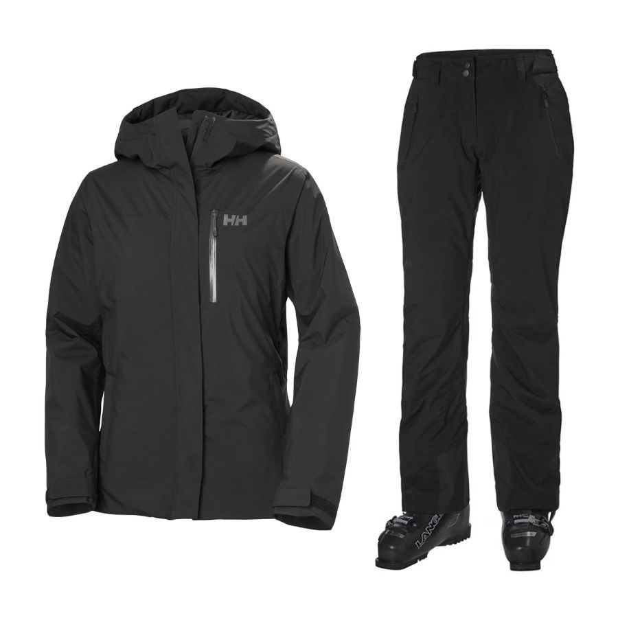 Helly Hansen Snowplay Skisæt, dame, sort Helly Hansen Snowplay Skisæt, dame, sort