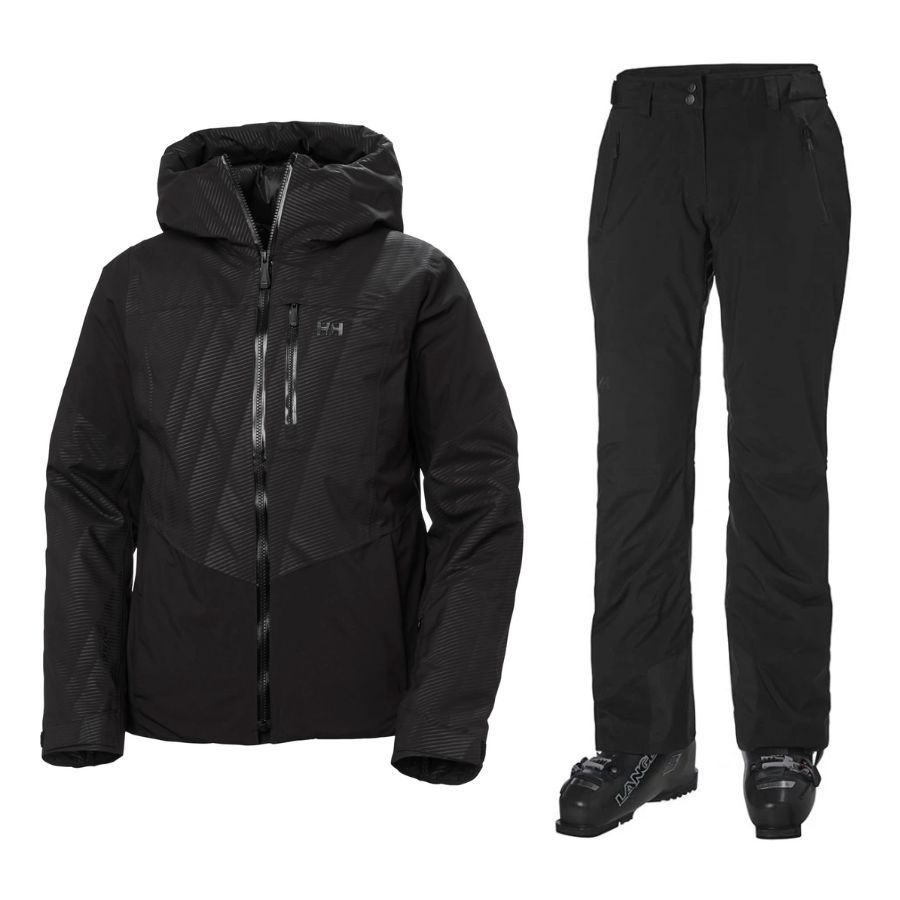 Helly Hansen Valdisere 3.0 Skisæt, dame, sort Helly Hansen Valdisere 3.0 Skisæt, dame, sort